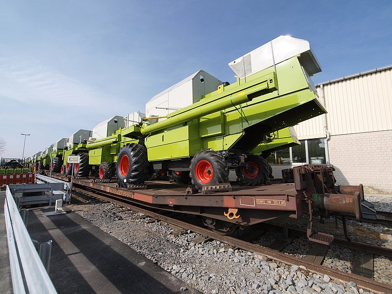 TWE Güterzug auf dem Claas Bahnhof (Bild: NW online)